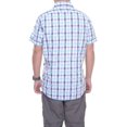 thumbnail image 3 of Kenneth Cole Mens Gregory Plaid Button Up Shirt, Green, XX-Large, 3 of 3