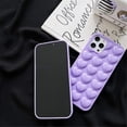 thumbnail image 5 of 3D Hearts Case Compatible with iPhone 11 Pro Max, Cute Design Soft Protective Case Protective Cover for Girls Women (Purple, iPhone 11 Pro Max), 5 of 14