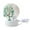 Green, variant on Handmade Natural Gemstone Tree Rabbit Night Light LED Table Lamp Desktop Ornament for Home