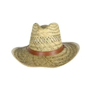 Kenny K  Rush Straw Lightweight Safari Hat with Chin Cord (Men's)