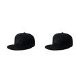 thumbnail image 2 of Sonducket Gorro de algodón duradero y moderno para mantenerse protegido del sol con estilo Gorra de béisbol Estilo deportivo de moda negro negro ajustable 2Conjunto, 2 of 6