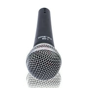 Fat Toad Dynamic Vocal Microphones with XLR Mic Cables & Clips (3 Pack) - Cardioid Handheld, Unidirectional for Studio Recording, Live Stage Singing, DJ, Karaoke - Pro Audio 20ft Mic Cords, 3-Pin Wire