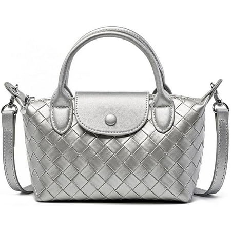 GZhLonKiMa Mini Lightweight Leather Women s top Handle Handbag Fashion Travel Daily Satchel