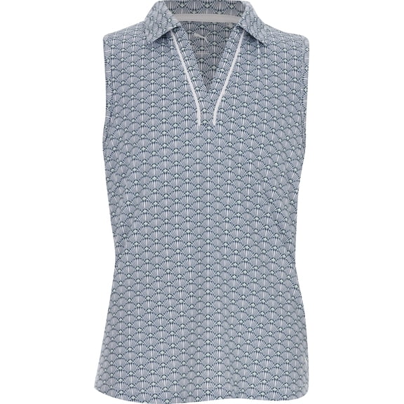 Puma Youth Girls Scallop Sleeveless Sea Glass Shirt Junior XL