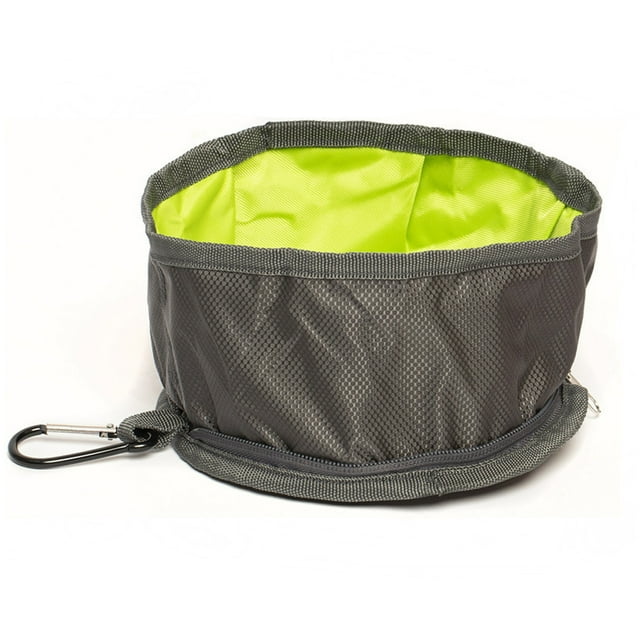 Suministros para mascotas Perro al aire libre Portátil Plegable Impermeable Cuenco para perros Cuenco plegable de viaje para gatos