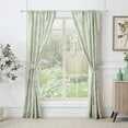 thumbnail image 2 of Greenland Home Fashions Olivia Butterfly Garden Curtain Panels, Set of 2, 42 W x 84 L (x2), with Tiebacks, 2 of 7