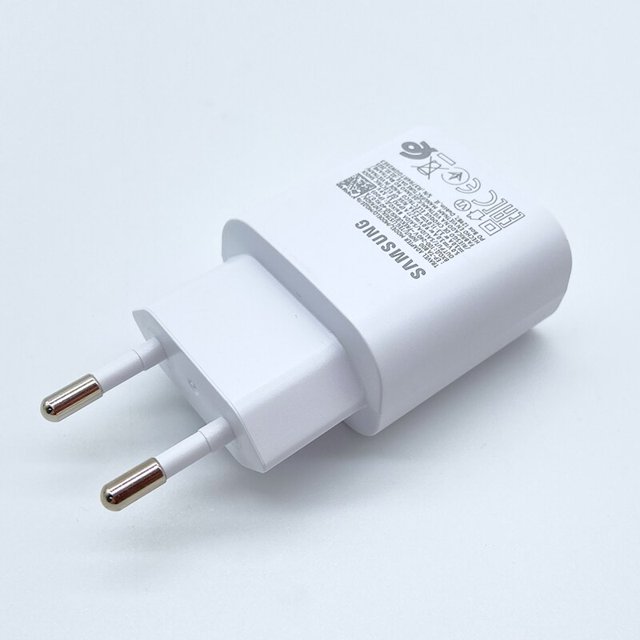 Samsung S23 Ultra Usb tipo C, cargador de carga súper rápida de 25W, PD, Cable adaptador de corriente de pared de la UE para Galaxy S22, S21, FE, A52, A54, A14, A53