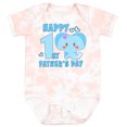 thumbnail image 3 of Inktastic Happy 1st Fathers Day with Elephant Girls Baby Bodysuit, 3 of 5