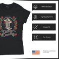 thumbnail image 6 of Outlaw Country Cowgirl Boots And Roses T-Shirt Western Rodeo Floral Cowgirl Hat Vintage Southern Rustic Women's Tee, 6 of 7