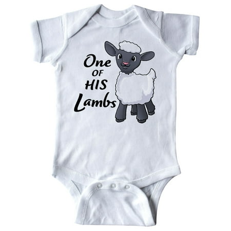 

Inktastic One of His Lambs- Easter sheep Gift Baby Boy or Baby Girl Bodysuit