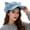 Blue, variant on Japanese Style Cat Ear Beret Fashionable Eight Panel Cap For Women Solid Color Cute Daily Wear Accessory Black,One Size