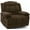 Brown, variant on Recliner Chair with Massage and Heating, Oversized 360° Swivel Rocker Recliner for Adults, Lazy Single Sofa Chair with Overstuffed Armrests, Theater Lounge Chair for Living Room