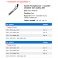 thumbnail image 2 of Variable Timing Solenoid - Compatible with 2004 - 2016 Cadillac SRX 2005 2006 2007 2008 2009 2010 2011 2012 2013 2014 2015, 2 of 3