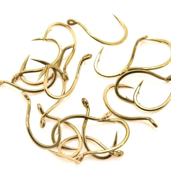 Mustad LiveBait Viking 1XFine 5XShort Up Eye Bronze 25Ct