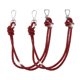 thumbnail image 1 of Guardurnaity 2 piezas de correas de repuesto para bolsos con diamantes de imitación y asa brillante, accesorios de hombro de platino. Bolsas de mensajero y de hombro rojo, 1 of 6