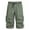Army Green-02, variant on VIPOIN Below The Knee Shorts for Men Belted Classic Fit Multi Pockets Long Cargo Shorts for Men Casual Hiking Shorts