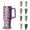 Dachshund2, variant on Shark Tumbler with Handle and Straw, 40 oz Stainless Steel Pink Insulated Cup with Lid and Straw,Travel Coffee Mug Water Bottle, Birthday Christmas Mothers Day Gifts for Animal Lovers Women
