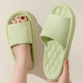 thumbnail image 4 of Willtoo Shower Shoes Open Toe Non Slip Slides Comfy Waterproof Slip on Sandals Lightweight Home Slippers, 4 of 4