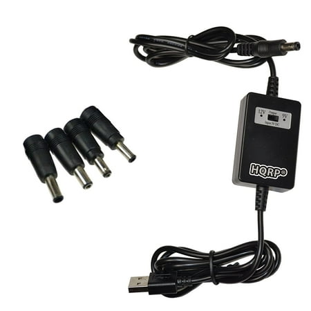 HQRP 5V USB to DC 9V 12V Step-Up Module Converter Cable for Sony MDR-IF330 MDR-RF930K SRS-RF90RK MDR-RF915RK MDR-RF920RK MDR-RF930RK Wireless Headphone System Charger AC Adapter HQRP 5V USB to DC 9V 12V Step-Up Module Converter Cable for Sony MDR-IF330 MDR-RF930K SRS-RF90RK MDR-RF915RK MDR-RF920RK MDR-RF930RK Wireless Headphone System Charger AC Adapter