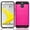 Pink, variant on HTC Bolt Hybrid Metal Brushed Shockproof Tough Case Cover