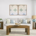 thumbnail image 2 of Plank+Beam Solid Wood 40" Modern Coffee Table, Rectangular Center Table for Living Room, 2 of 9