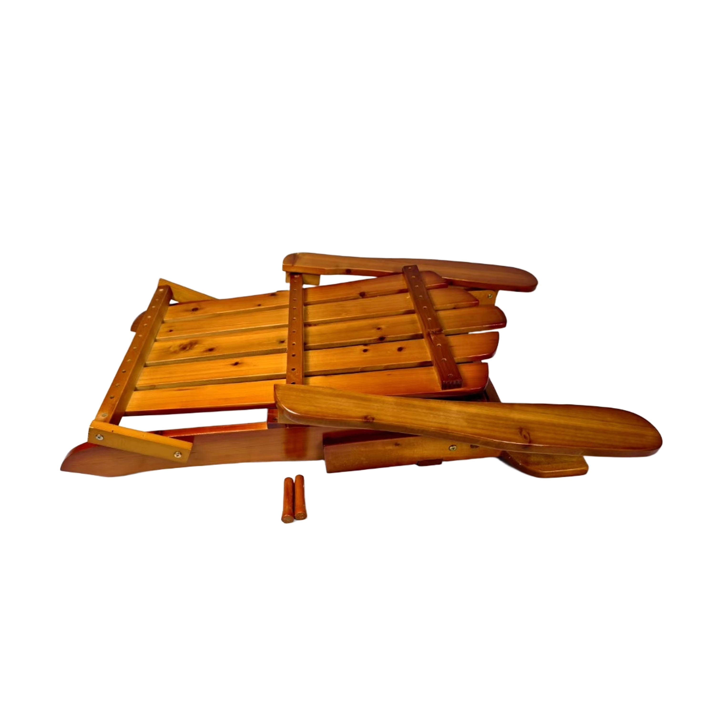 Outdoor or indoor Wood Adirondack chair, foldable, OAK
