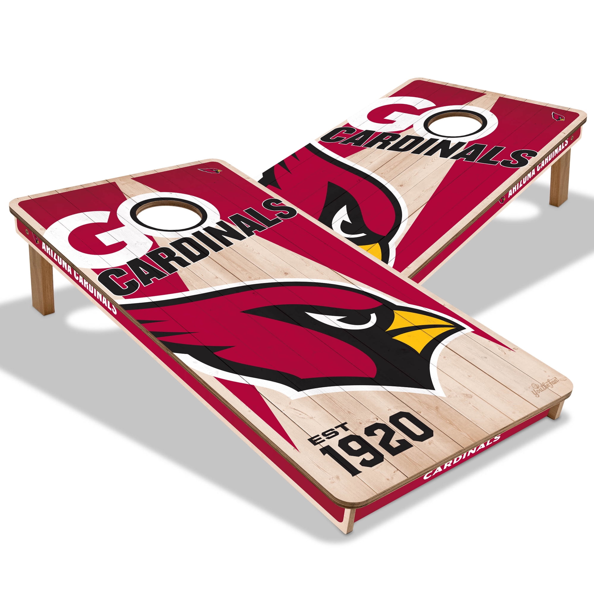 YouTheFan NFL Arizona Cardinals 2 x 4 Cornhole Game No Bags
