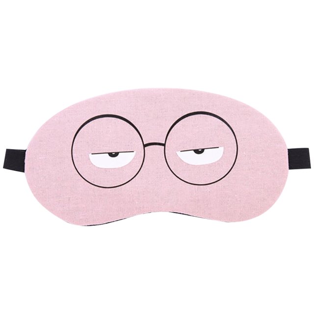 Bangcool Eye Mask Creative Face Pattern Sleeping Mask Eye Shade Eye Blinder with Ice Pack