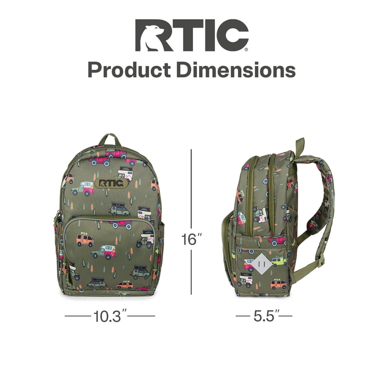 RTIC Kids' 2-in-1 Day Pack, Hybrid Backpack, Insulated Cooler