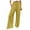 Yellow Boho Pants for Women, variant on Women's Solid Color Cotton Linen Pants Light Weight Fit Long Palazzo Pants Casual Loose Flowy Elastic High Waist Wide Leg Stretch Lounge with Pockets Comfy Summer Trousers Blue L