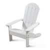 KidKraft Wooden Adirondack Child's Outdoor Chair, Kid's Patio Furniture, White, For Ages 3+