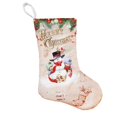 thumbnail image 5 of 3 piezas de medias navideñas, colgantes, adornos, Papá Noel, muñeco de nieve, alce, calcetines, bolsa de regalo 15*30*20cm, 5 of 5