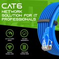thumbnail image 5 of GearIT Cat 6 Ethernet Cable Snagless Patch Computer LAN Network Cord, Blue 1 ft. 50-Pack, 5 of 8