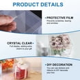 thumbnail image 3 of Uxcell Plastic Retail Boxes, Gift Box with Protecting Film for Candy, Cookies, Christmas, Wedding, Party Wrapping Clear 1.7"x1.6"x4.1", 3 of 6