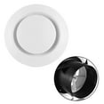 Adjustable Air Vent Covers Round Ceiling Vent Bathroom Extractor Fan
