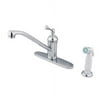 Kingston Brass Essex Two-Handle 2-Hole Wall Mount Bathroom Faucet Oil Rubbed Bronze
