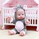 thumbnail image 2 of Muñeca de vinilo, muñeca parlante artificial, muñeca infantil, juguete lavable, casa de juego de goma suave, juguete de decoración de muñecas, 2 of 5