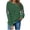 Olive Green-1, variant on Christmas Sweatshirt for Women Long Sleeve Crewneck Striped Pullover Tops Red-1 L