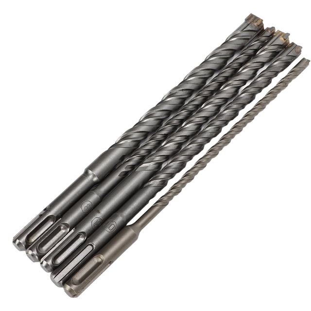 Brocas Para Mampostería, Broca Para Martillo Perforador, Buena Dureza, Espiral, 4 Ranuras, Cruz De Alta Dureza Para Ladrillos