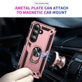 thumbnail image 3 of Asuwish Compatible with Samsung Galaxy S26 Plus 5G Phone Case Tempered Glass Screen Protector Slim Magnetic Ring Holder Stand Hybrid Protective Cell Cover for S26Plus 26S S 26 26Plus Women Men Pink, 3 of 7