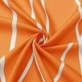 thumbnail image 4 of Abstract Striped Shower Curtain, Modern Minimalist Waterproof Fabric Shower Curtain Set with Hooks 72" x 72" - Orange, 4 of 6