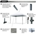 thumbnail image 7 of ABCCANOPY 12 Ft x 12 Ft Easy Pop up Outdoor Canopy Tent White, 7 of 7