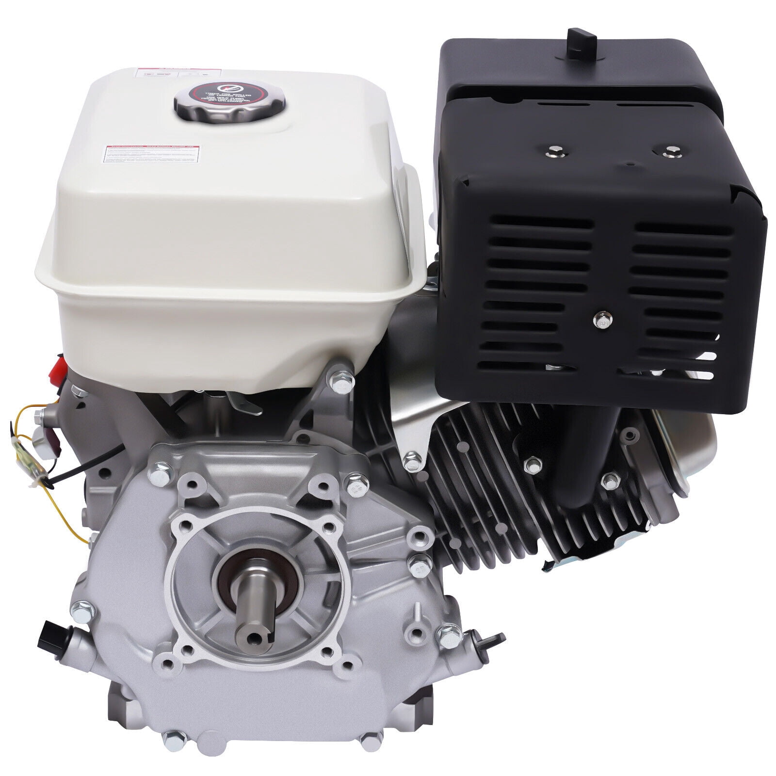 Fichiouy 4 Stroke 15HP Gas Engine Motor Power 420CC OHV TCI Gasoline Motor Recoil Pull Air Cool