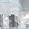 thumbnail image 3 of 2PC Thickened Non Disposable Raincoat Fashion EVA Outdoor Travel Portable One Piece Raincoat for Adults and Children - white, 3 of 5