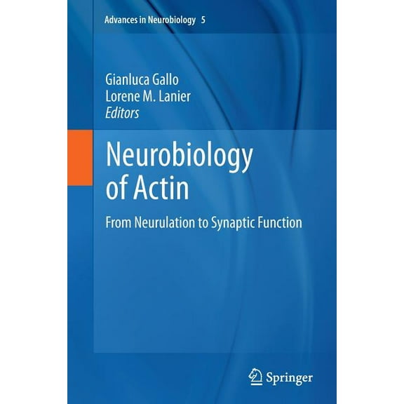 Advances in Neurobiology Neurobiology of Actin: From Neurulation to Synaptic Function, Book 5, (Paperback)