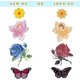 thumbnail image 3 of Kissbuty 20 Pcs Flowers Butterfly Iron on Patches Sew on Embroidery Applique Patches for Arts Crafts DIY Decor, Jeans, Jackets, Clothing, Bags(Rose/Lo, 3 of 4
