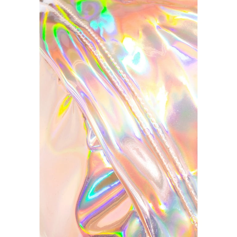 Hype Rose Gold Holographic Backpack