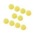 thumbnail image 1 of 10Pcs Fabric Covered Button Shank Button Craft Shank Button Sewing Scrapbooking Yellow, 1 of 7