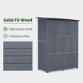 thumbnail image 7 of MCombo Outdoor Wood Storage Cabinet, Garden Tool Shed 1900, 7 of 7