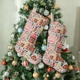 thumbnail image 2 of JIhuahe Christmas Stocking Ornaments for Tree Decoration Pendants, Festive Sock Hangings for Christmas Tree, Decorative Stockings for Christmas Home Decor,H, 2 of 5